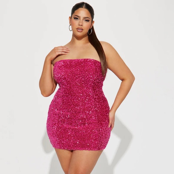 Kara Sequin Mini Dress - Picture 1 of 4
